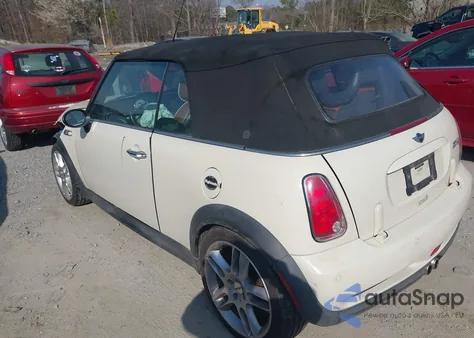 2007 Mini Cooper S z USA, uszkodzony, nr VIN WMWRH33587TL94250